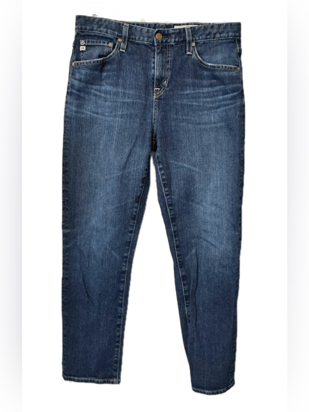 AG Adriano Goldschmied Ex-Boyfriend Slouchy Slim Jeans Medium Wash Denim 28